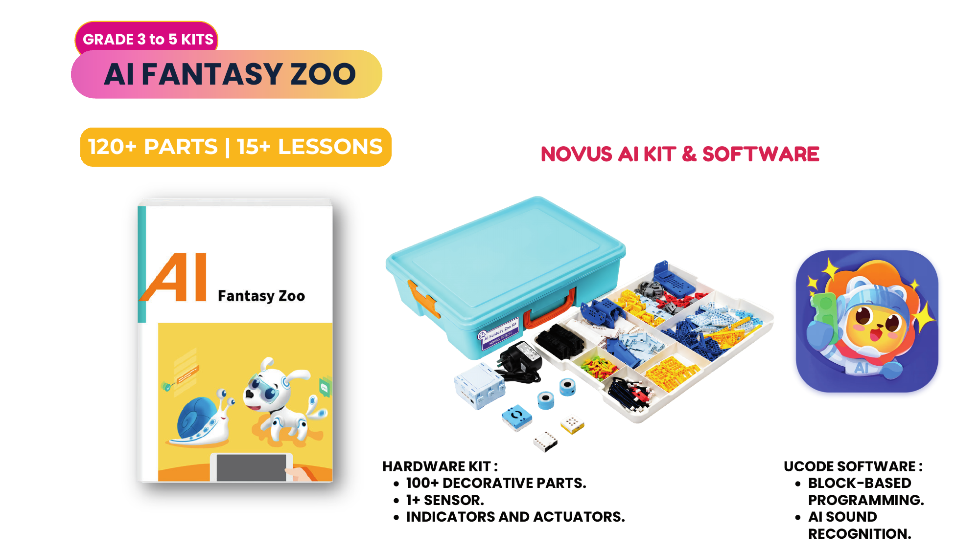AI Fantasy Zoo — Novus AI Kit & uCode Software