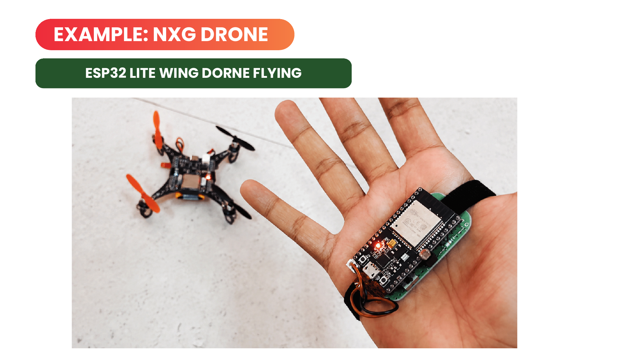 ESP32 Lite Wing Drone